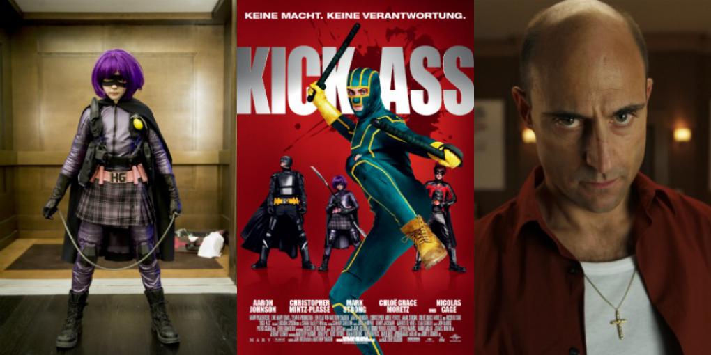 Auch Superhelden beherrschen Shootouts: Wenn man keine Superkräfte besitzt, dann muss man sich anders zu helfen wissen. Hitgirl als kleine Meisterschützin ist fantastisch anzusehen.