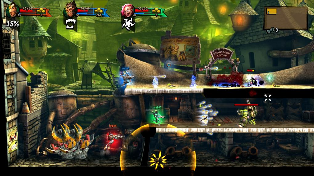 Bis zu vier Spieler können online oder lokal im Koop-Modus spielen.