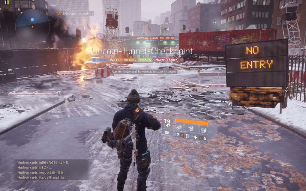 Du kommst hier nicht rein: Zwischendurch hat Entwickler Massive die wichtigen Daily Challenges von The Division abgeschaltet.