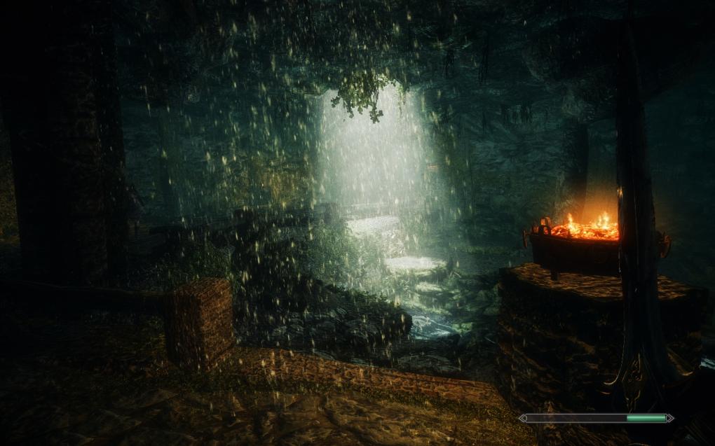 Skyrim: The Journey -Höhlenszene in Mod-Optik