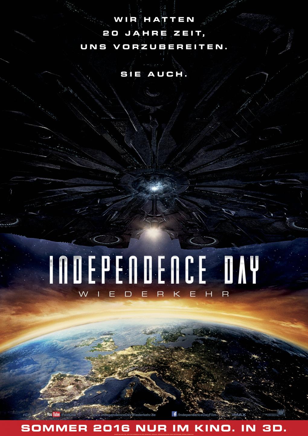 Filmplakat zu "Independence Day: Wiederkehr"