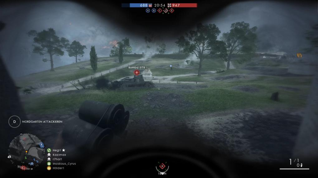 Battlefield 1: Insbesondere als Sturmsoldat solltet ihr immer versuchen, Fahrzeuge zu zerstören. Dafür gibt's fette Punkte!
