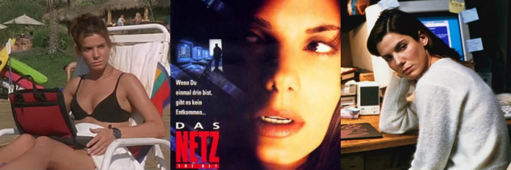 "Das Netz": Hackerin Sandra Bullock erhält eine Diskette mit brisanten Daten - und befindet sich plötzlich in Lebensgefahr.
