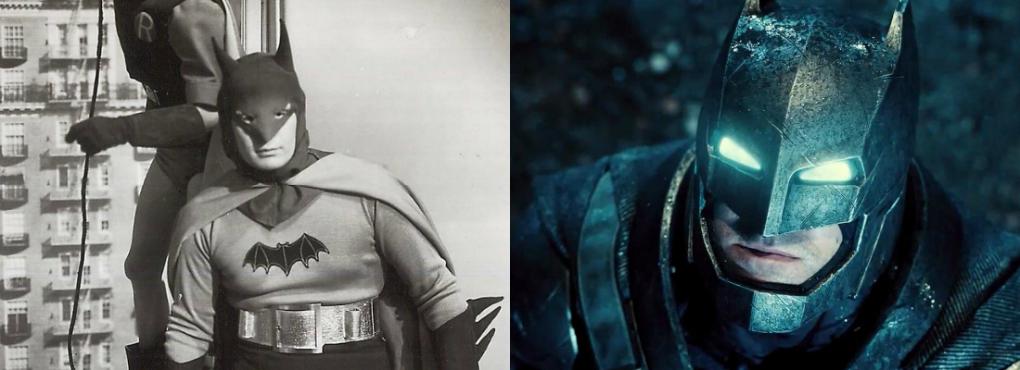 Der erste Batman (1943) und der vorerst Letzte (2016).