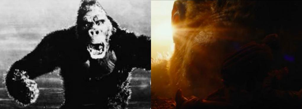 1933 erschien durch 'King Kong und die weiße Frau' der Riesenaffe erstmals auf der Leinwand.