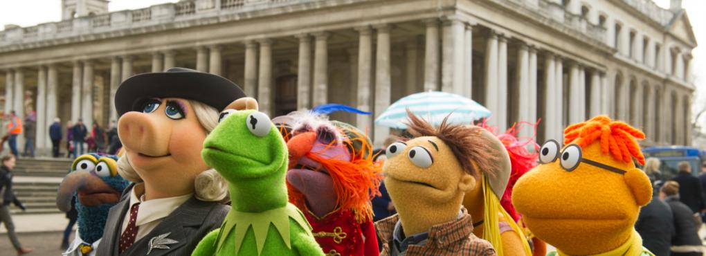 Die Muppets auf ihrer vermeitlichen Tour durch Berlin - stehen aber in Großbritannien. Etwa verfahren?