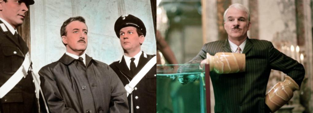 Inspektor Clouseau mit Peter Selles 1963 - und mit Steve Martin 2009