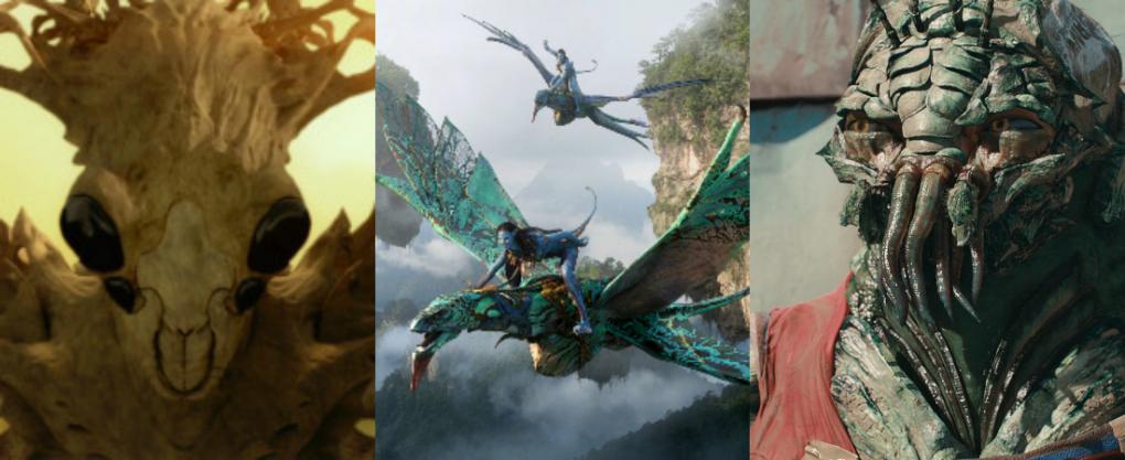 Der Insekten- bzw Tiereinfluss ist hier kaum zu übersehen bei ''Ender's Game - Das große Spiel', 'Avatar - Aufbruch nach Pandora' und 'District 9'