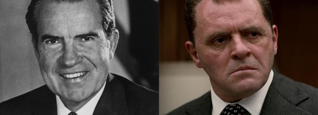Anthony Hopkins als Richard Nixon in 'Nixon - Der Untergang des Präsidenten'