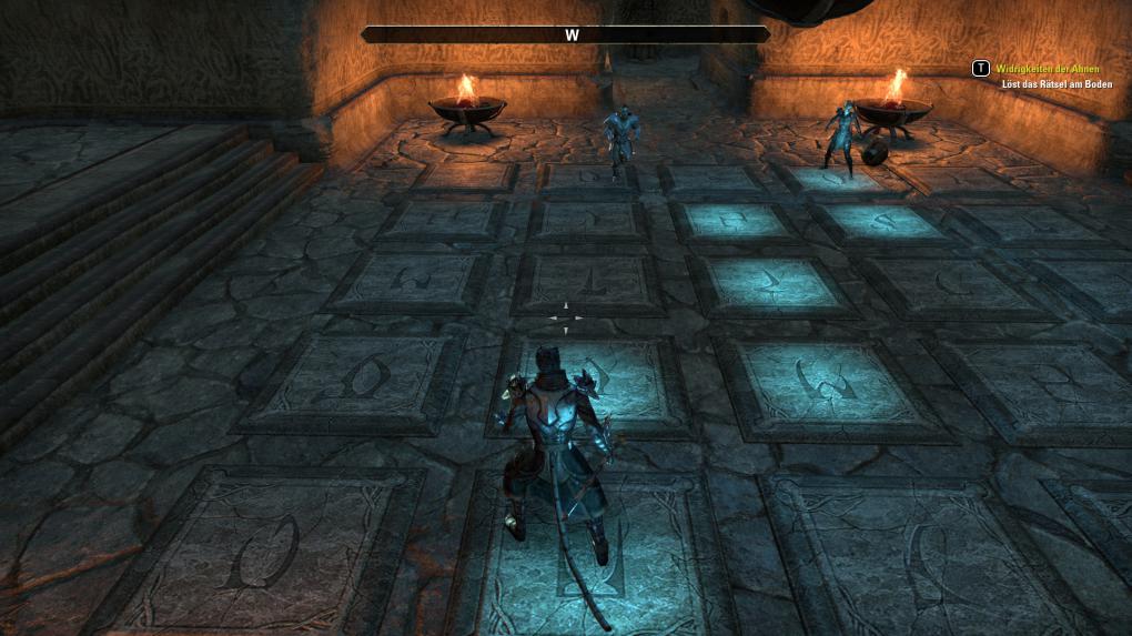 TESO: Morrowind: Widrigkeiten der Ahnen - Über diese Platten darfst du gehn 'träller'.