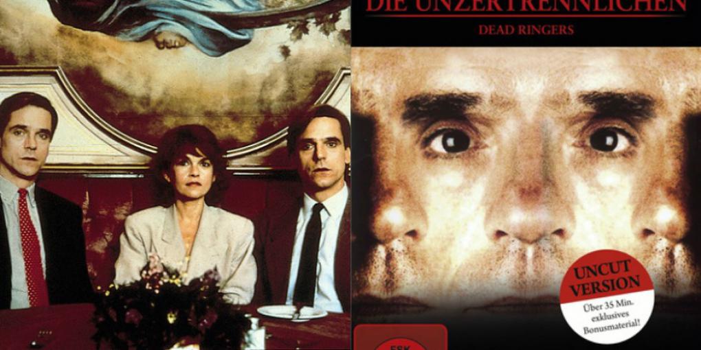 Doppelt hält besser: Jeremy Irons als Elliot und Beverly führt Claire Niveau (Geneviève Bujold) an der Nase herum.