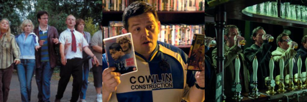 Freunde, Filmverweise und Bier: Elemente der 'Cornetto-Trilogie' (2004, 2007, 2013).