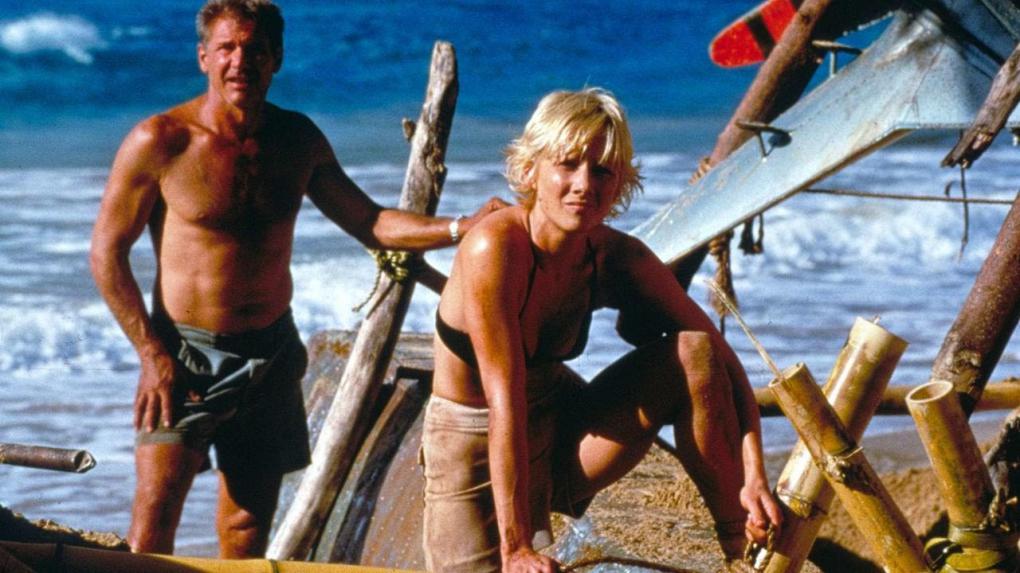 Eher ein Absturz als ein Höhenflug: Ford mit Anne Heche in 'Sechs Tage, Sieben Nächte' (1998).