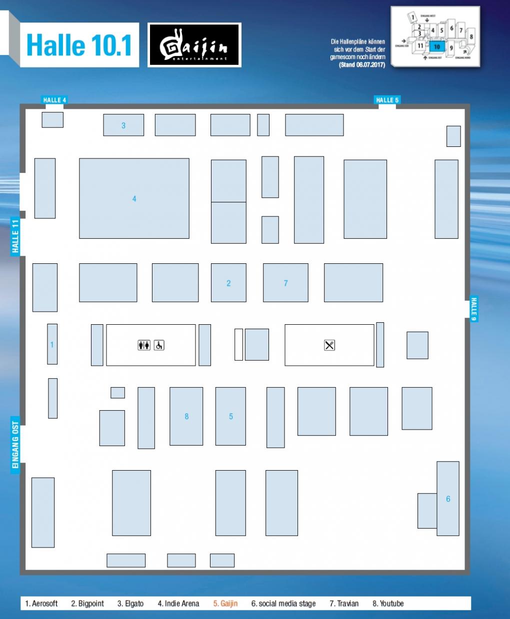 Gamescom 2017 - Halle 10.1