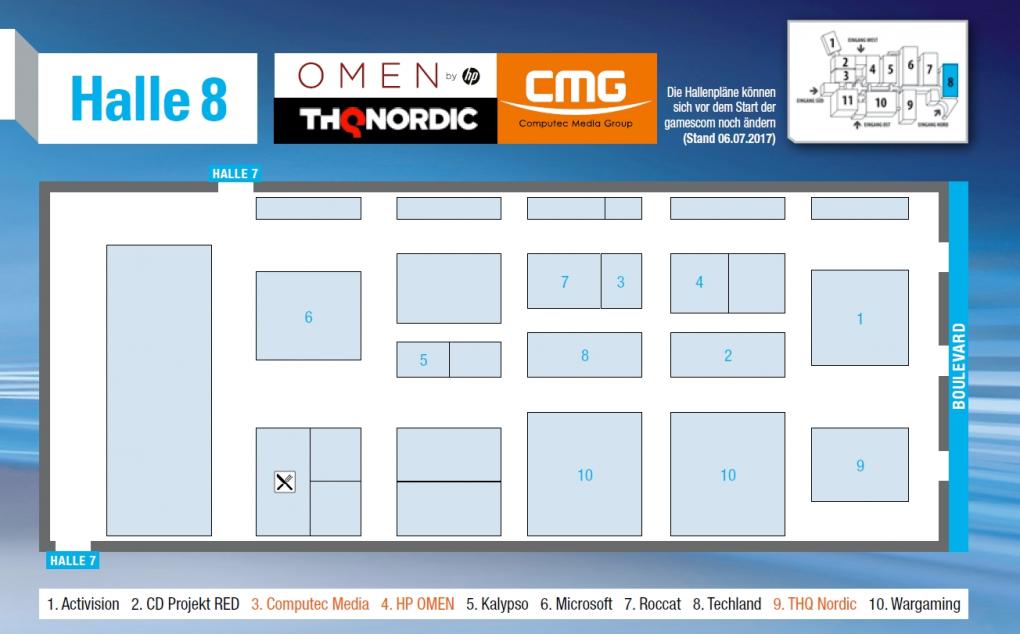 Gamescom 2017 - Halle 8