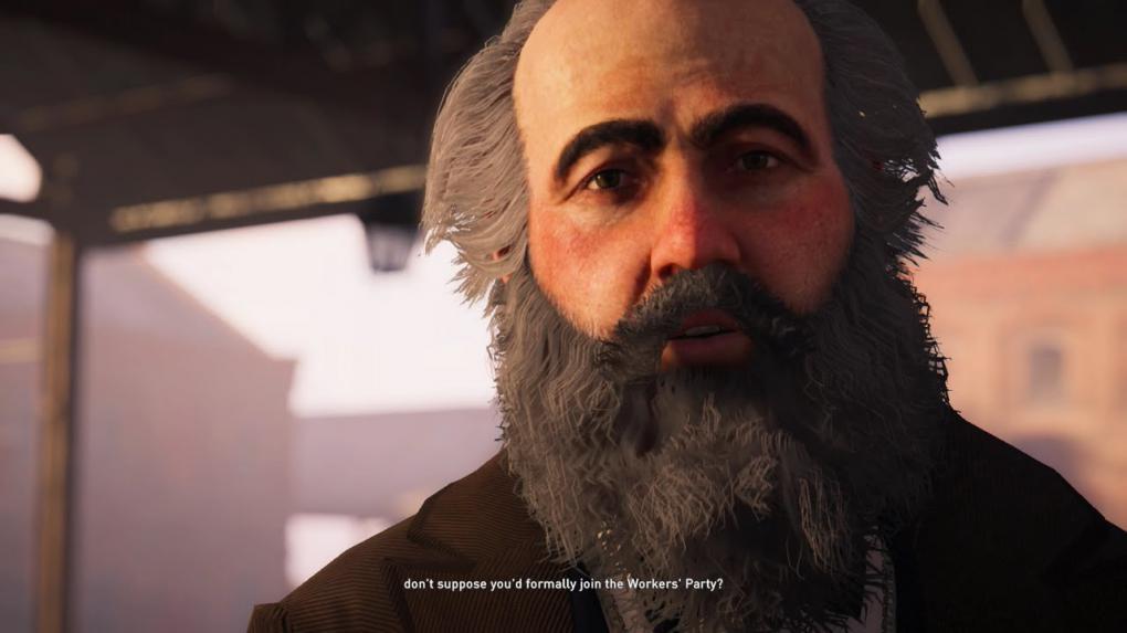 Toller Mittendrin-Faktor. In&nbsp;Assassin’s Creed: Syndicate trefft&nbsp;ihr auf historische Persönlichkeiten&nbsp;wie Karl Marx. Einige Freiheiten&nbsp;nehmen sich die Entwickler jedoch&nbsp;heraus, um dem Zielpublikum eine&nbsp;spannende Geschichte zu erzählen.