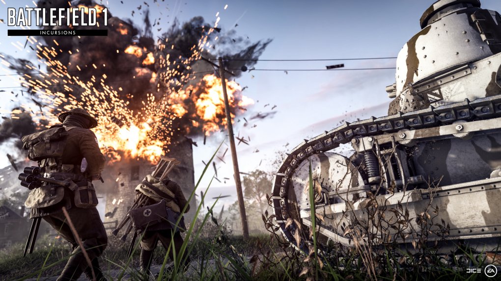 Die Schlachtfelder in Battlefield 1 waren dreckig und düster. Ein großer Pluspunkt für die Atmosphäre.