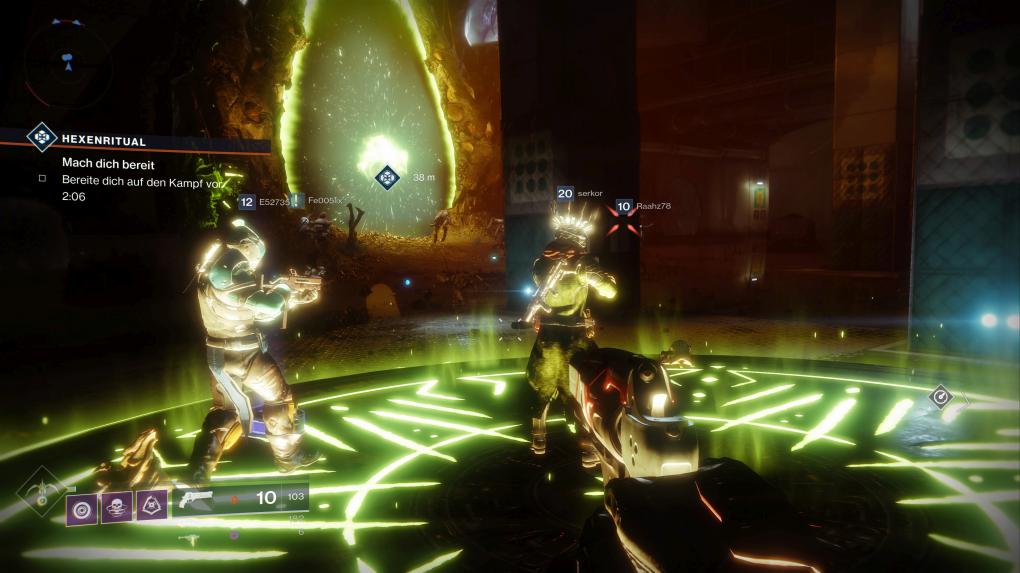 Öffentliche Events bringen in Destiny 2 auch Spieler zusammen, die gar nicht gemeinsam in einer Gruppe unterwegs sind.