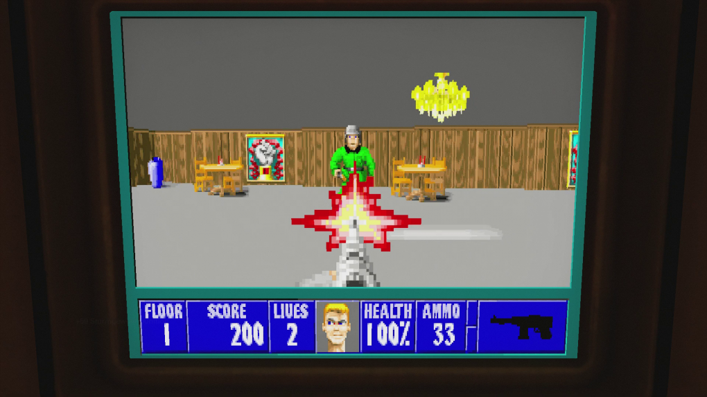 Pixel-Ballerei im Wolfenstein-Universum - so wie anno 1992 ;-)