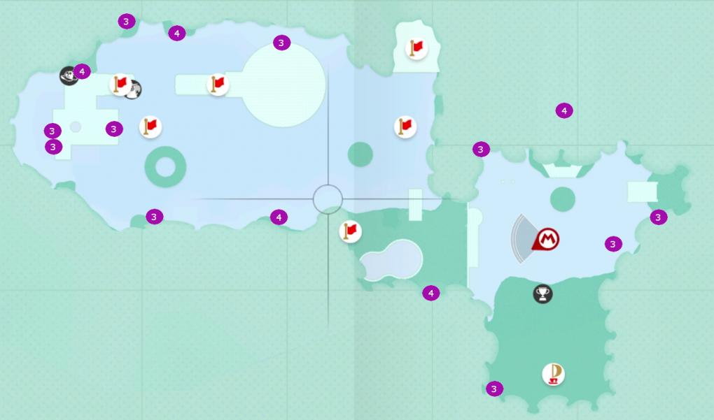 Super Mario Odyssey - Seeland: Alle lila Münzen