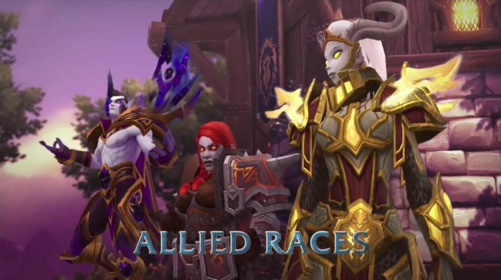 Leerenelfen, Dunkeleisenzwerge und Lichtgeschmiedete Draenei sind die drei spielbaren verbündeten Völker der Allianz in WoW: Battle for Azeroth.