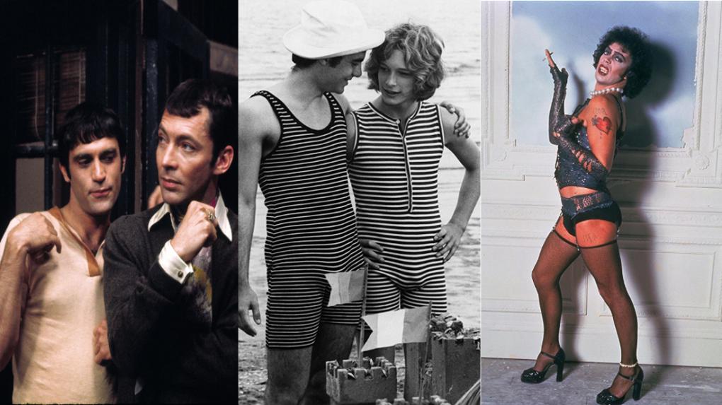 Szenen aus "Die Harten und die Zarten", "Tod in Venedig" und "The Rocky Horror Picture Show"