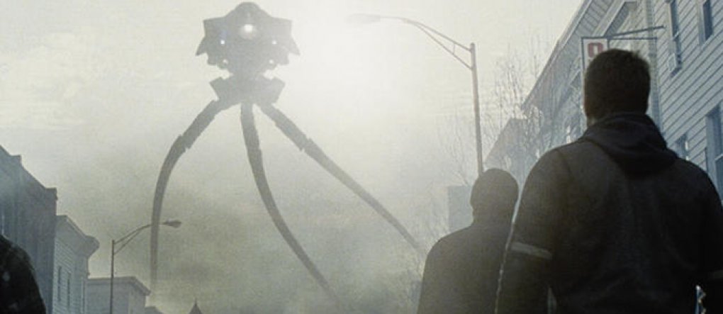 In Krieg der Welten greifen die Aliens mit riesigen Kampfläufern die Menschheit an