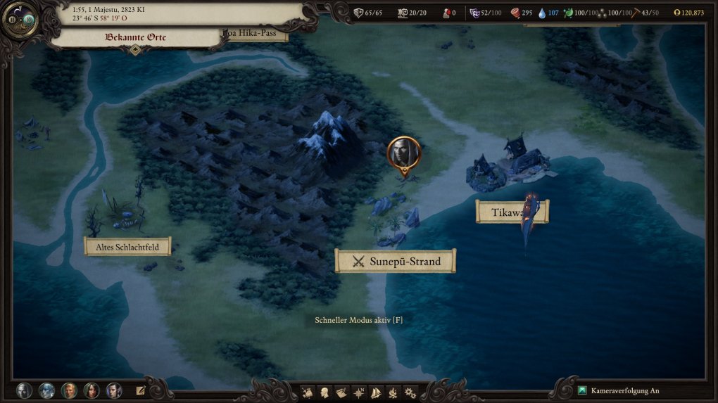 <strong>Pillars of Eternity 2: Deadfire </strong>im Test -&nbsp;Ob zu Wasser oder auf Land: Die Erkundung der Todesfeuer-Inseln nimmt einen wichtigen Teil der Spielzeit von Pillars of Eternity 2 ein.