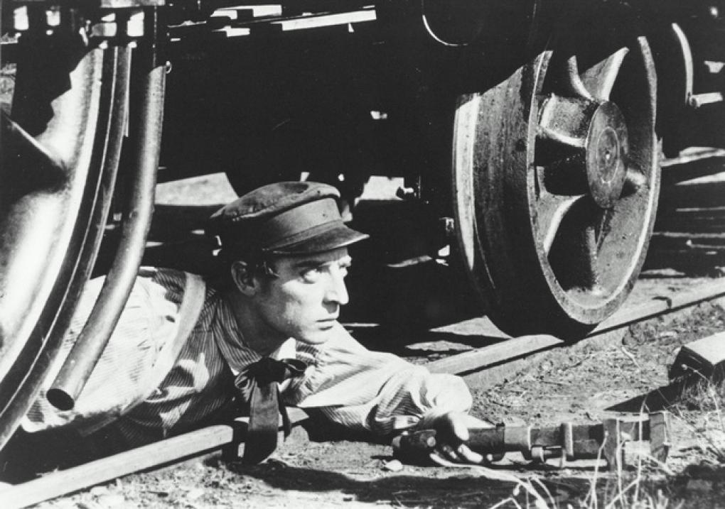 Szenenbild aus "Der General" (1926)