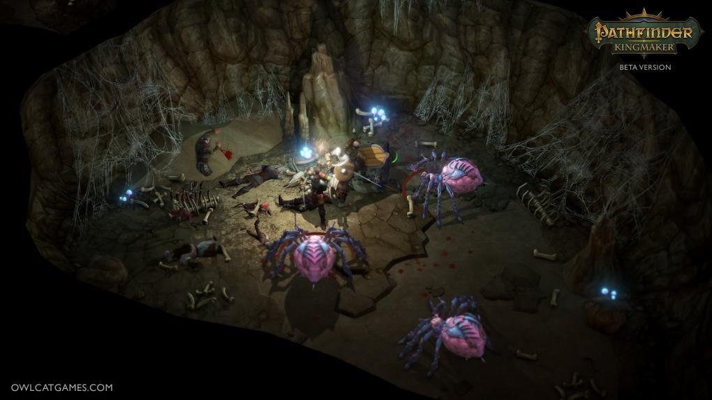 Pathfinder: Kingmaker - kein Spiel für Spinnenhasser.