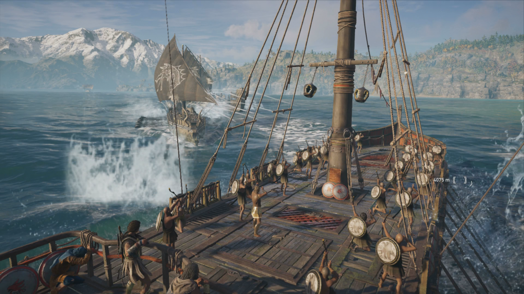 Die Seeschlachten gehören wieder zu den Highlights des Spiels. Sie unterscheiden sich zwar kaum von denen aus AC4: Black Flag, machen aber immer noch richtig Laune.