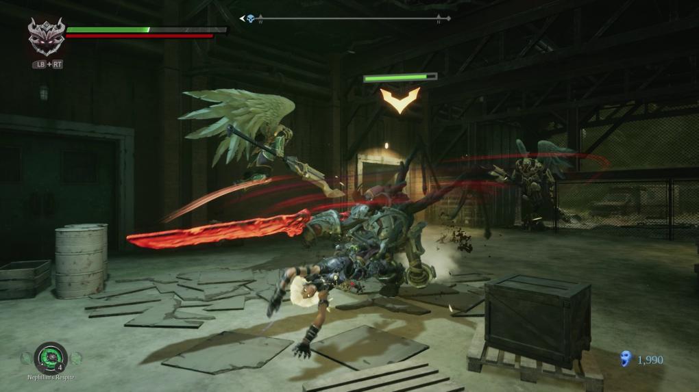 Ausweichen ist in Darksiders 3 genau so wichtig wie im richtigen Moment zuzuhauen. Timing spielt eine noch größere Rolle als in den Vorgängern.