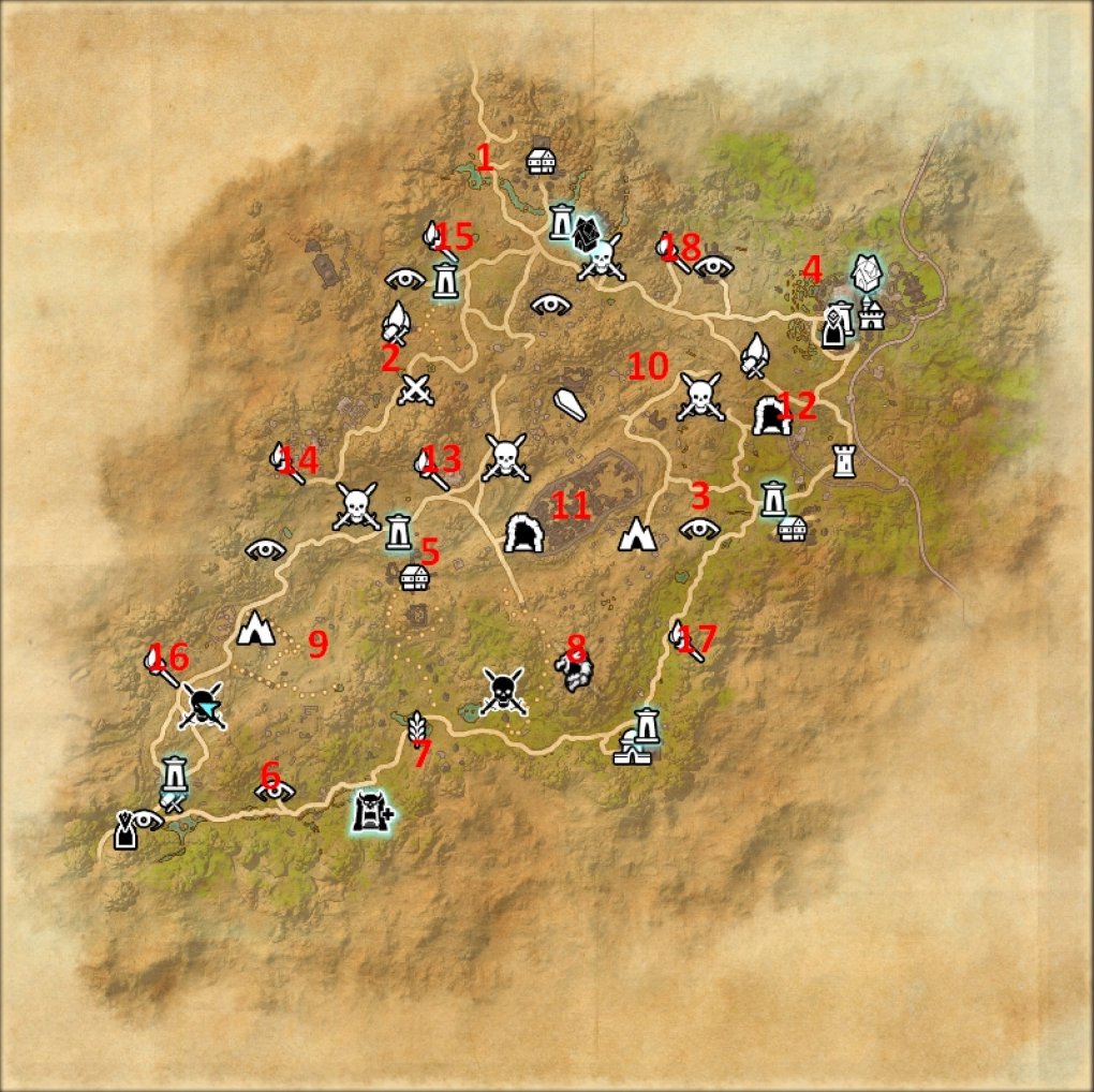 Alle 18 Himmelsscherben von TESO: Elsweyr.