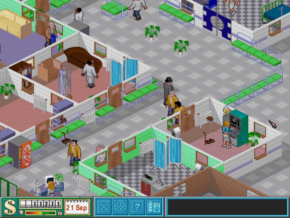 Das ebenfalls von Bullfrog entwickelte Theme Hospital bekam bis heute keinen offiziellen Nachfolger. Die Krankenhaussimulation wurde damals aufgrund des bissigen Humors als Kritik am Gesundheitssystem angesehen.