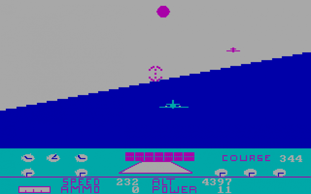 Das im Pazifikkrieg angesiedelte Hellcat Ace (1982) war die erste Flugsimulation von Sid Meier und bot 14 verschiedene Szenarien, etwa Pearl Harbour und Iwoijima. Witziges Zitat von der Rückseite der Spieleverpackung: „Dies ist keine Simulation für Sonntagsflieger!“
