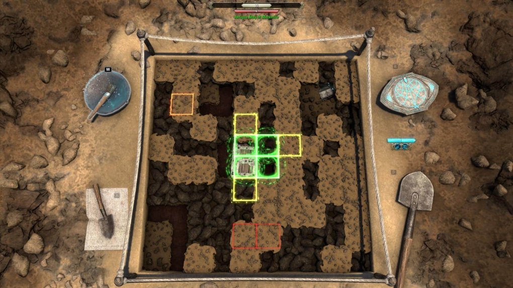 TESO: Greymoor - FAQ zum Antiquitätensystem:&nbsp;Setzt besondere Werkzeuge ein, um ganz vorsichtig Relikte freizulegen.