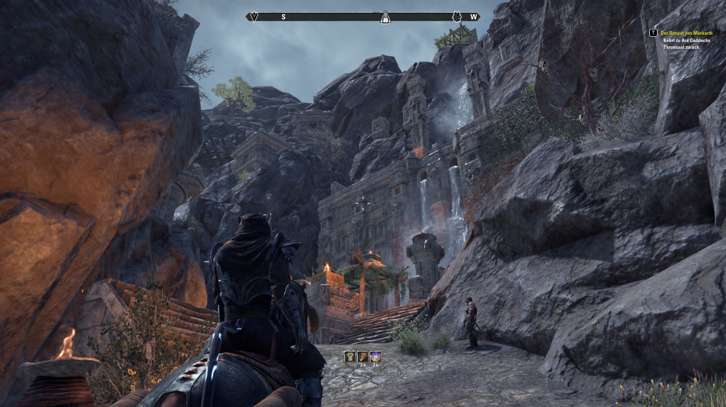 TESO: Markarth im Test - Die Festung von Markarth wurde in den Berg reingebaut. Beeindruckend!&nbsp;