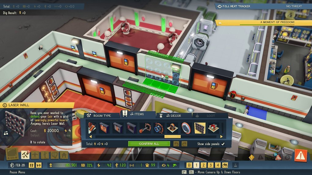 In Evil Genius 2 spielen wir einen Superschurken und müssen für unsere Gaunerbande einen lauschigen Stützpunkt errichten.