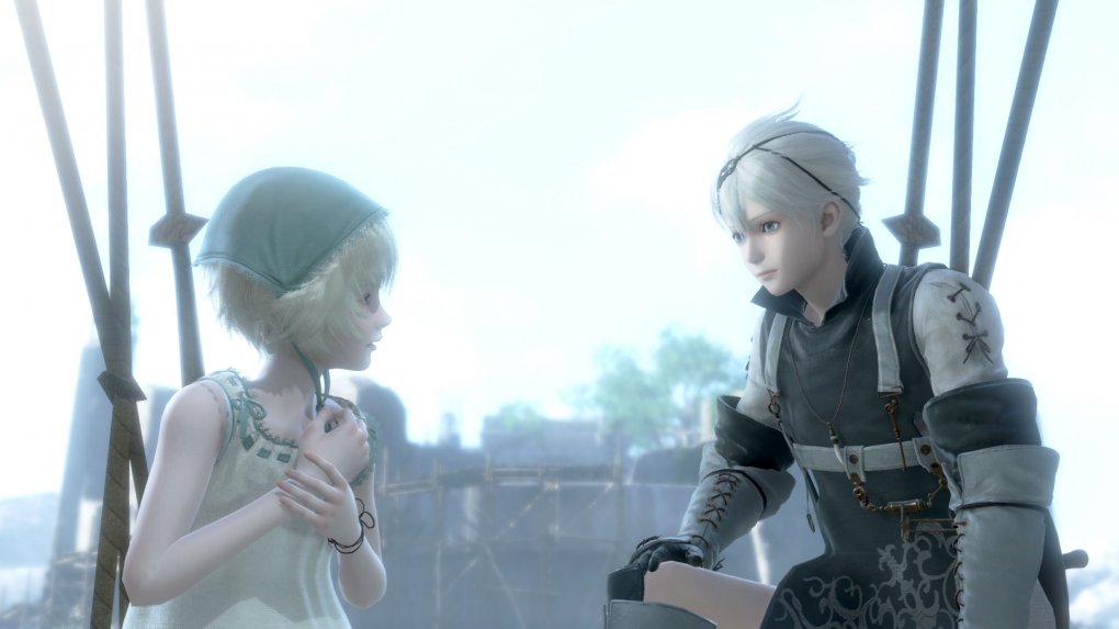 Anders als im Original, dessen westliche Versionen uns nur einen alten Protagonisten spielen ließen, stecken wir in Nier Replicant zunächst noch in den Kinderschuhen. Entsprechend ist die an Runenpest erkrankte Yonah nicht unsere Tochter, sondern unsere Schwester.