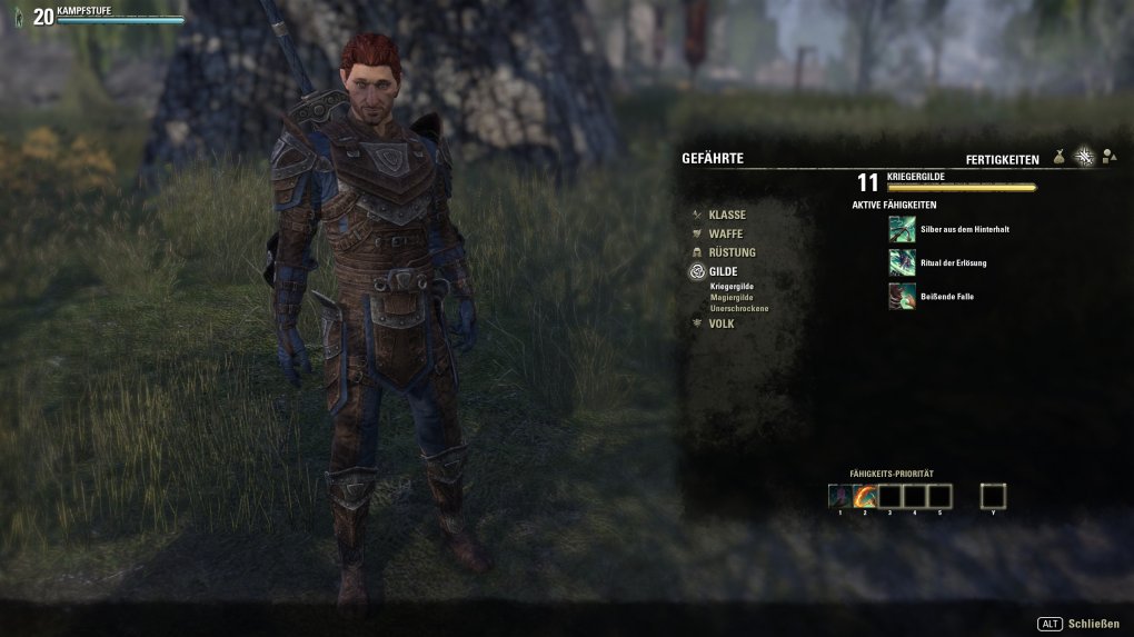 TESO: Gefährten in Blackwood - Die Fertigkeiten der drei Gilden Krieger, Magier und Unerschrockenen.