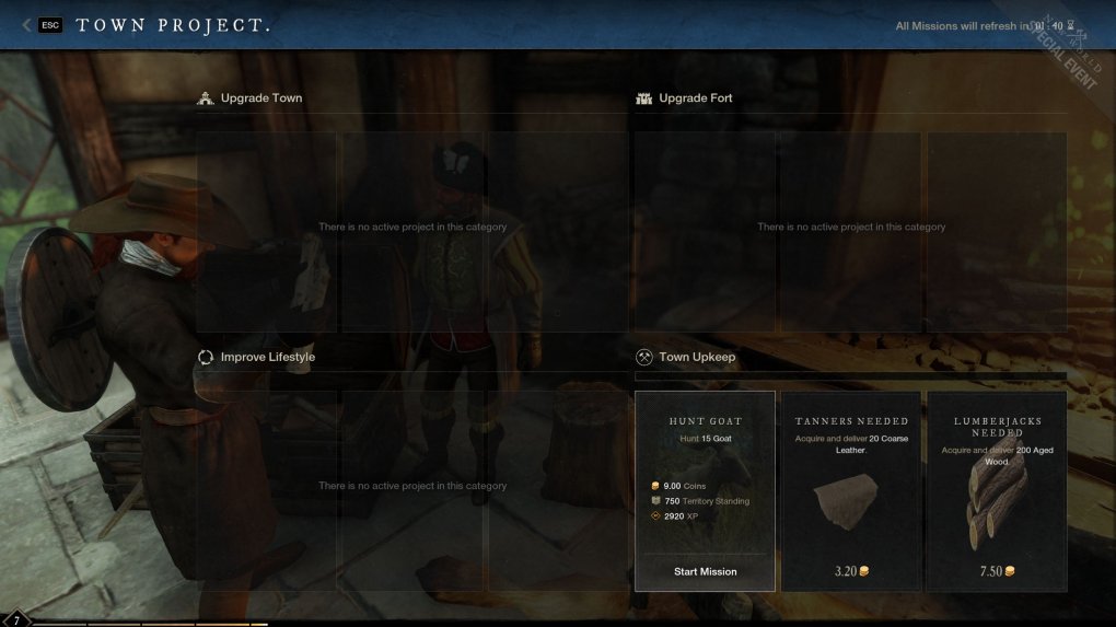 In einer Siedlung gibt es typische MMO-Quests, um unser Ansehen bei den Bewohnern zu erhöhen.