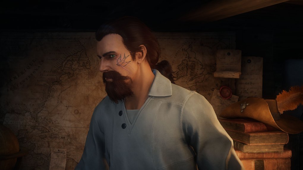 Der Charakter-Editor von New World erlaubt auch schicke Bärte, Gesichtstattoos und Merkmale wie Narben.