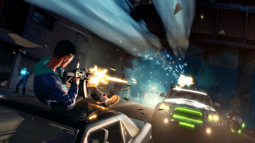 Das neue Saints Row ist etwas geerdeter als Teil 3 und 4, dennoch steht auch der Serien-Reboot für fette und überdrehte Action.