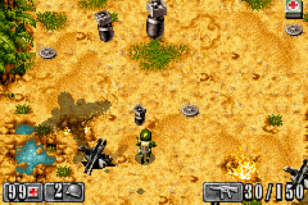 Immer wieder erschien Medal of Honor auch auf Handheld-Systemen. Infiltrator für den Game Boy Advance etwa war ein durchaus launiges Top-Down-Actionspiel.