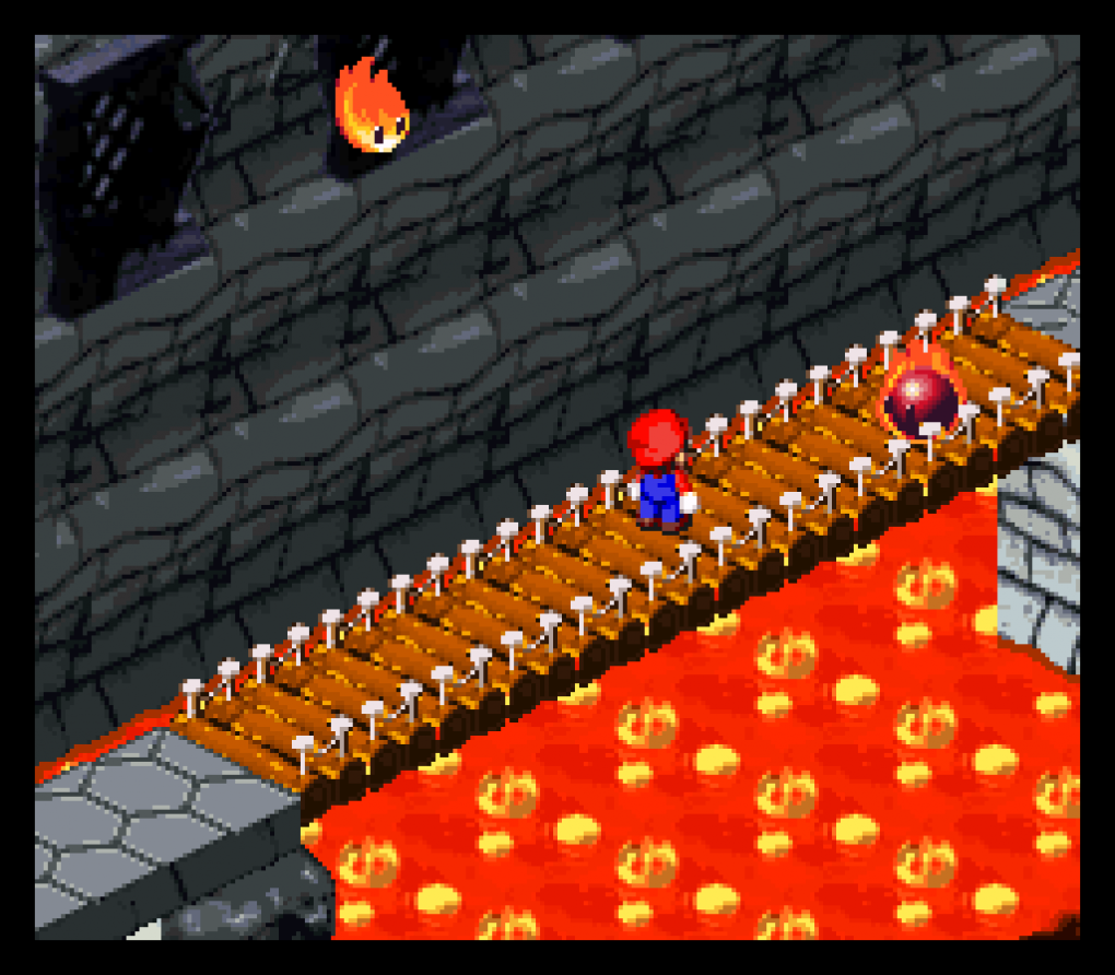 Dank seiner langjährigen Genre-Expertise wird Sakaguchi auch für Super Mario RPG: Legend of the Seven Stars (1996) als Berater mit ins Boot geholt.