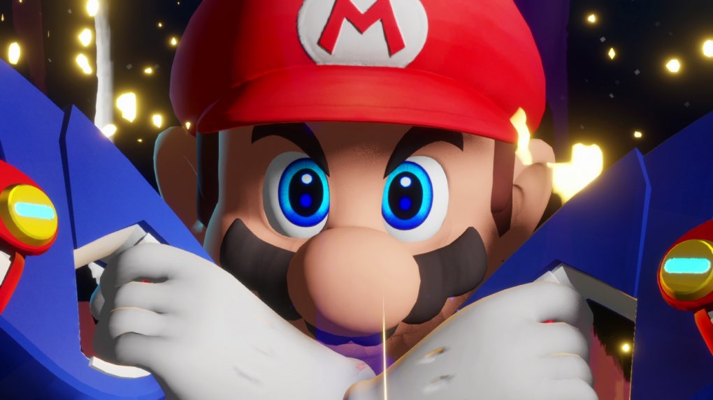 Mario in Großaufnahme