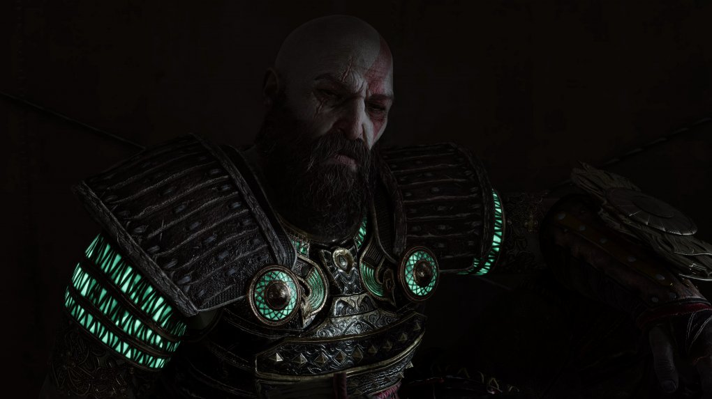 Die Charaktermodelle sind hervorragend ausgearbeitet und animiert. Da kann man schon am faltigen Gesichtsausdruck von Kratos seine Stimmung ablesen.