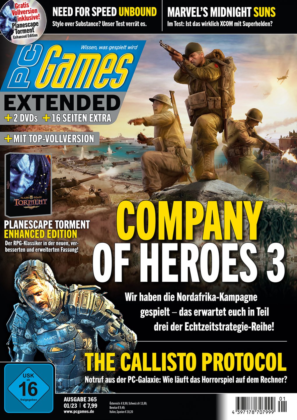 PC Games 01/23 mit Coverstory zu Company of Heroes 3