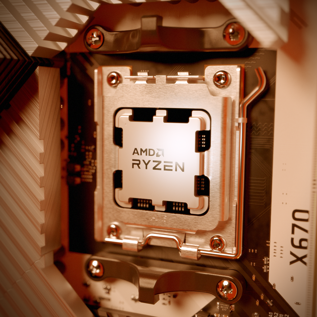 AMD AM5 CPU im Sockel