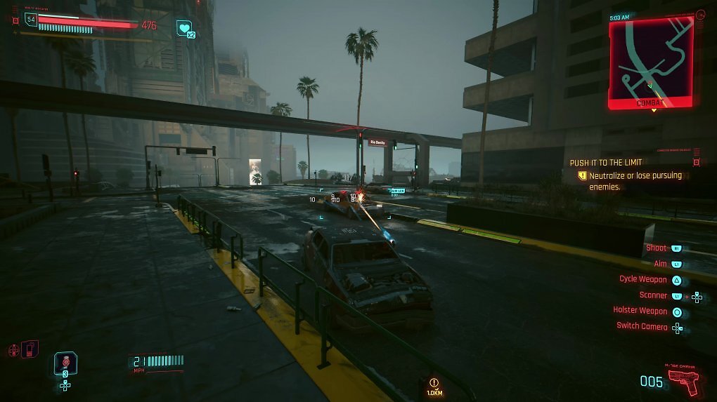Straße in Cyberpunk